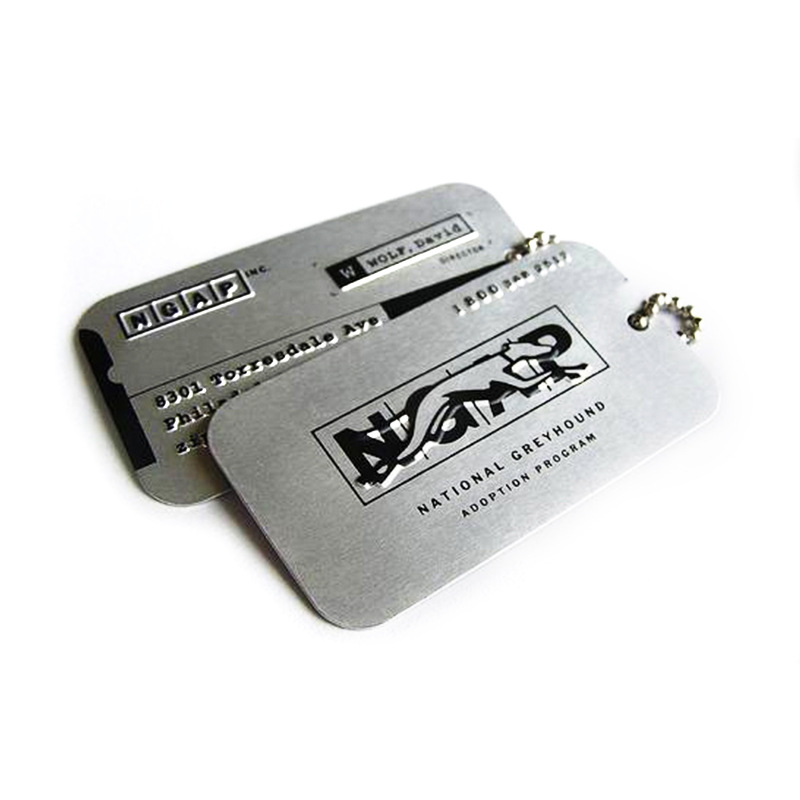 创意镂空董事卡片vip会员卡金属卡片定制印刷金属名片厂家