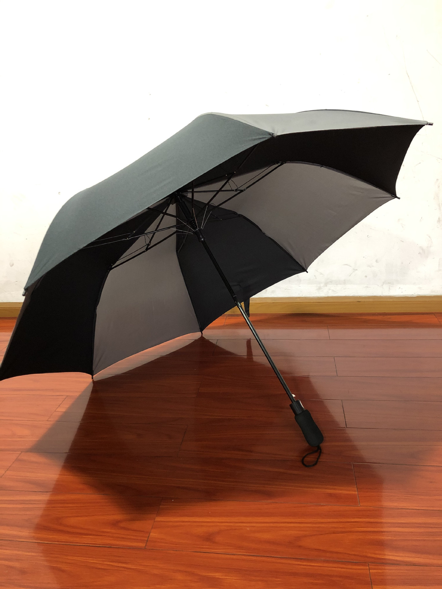 27寸二折高尔夫伞 加大折叠伞 广告伞 商务礼品晴雨伞 可定logo