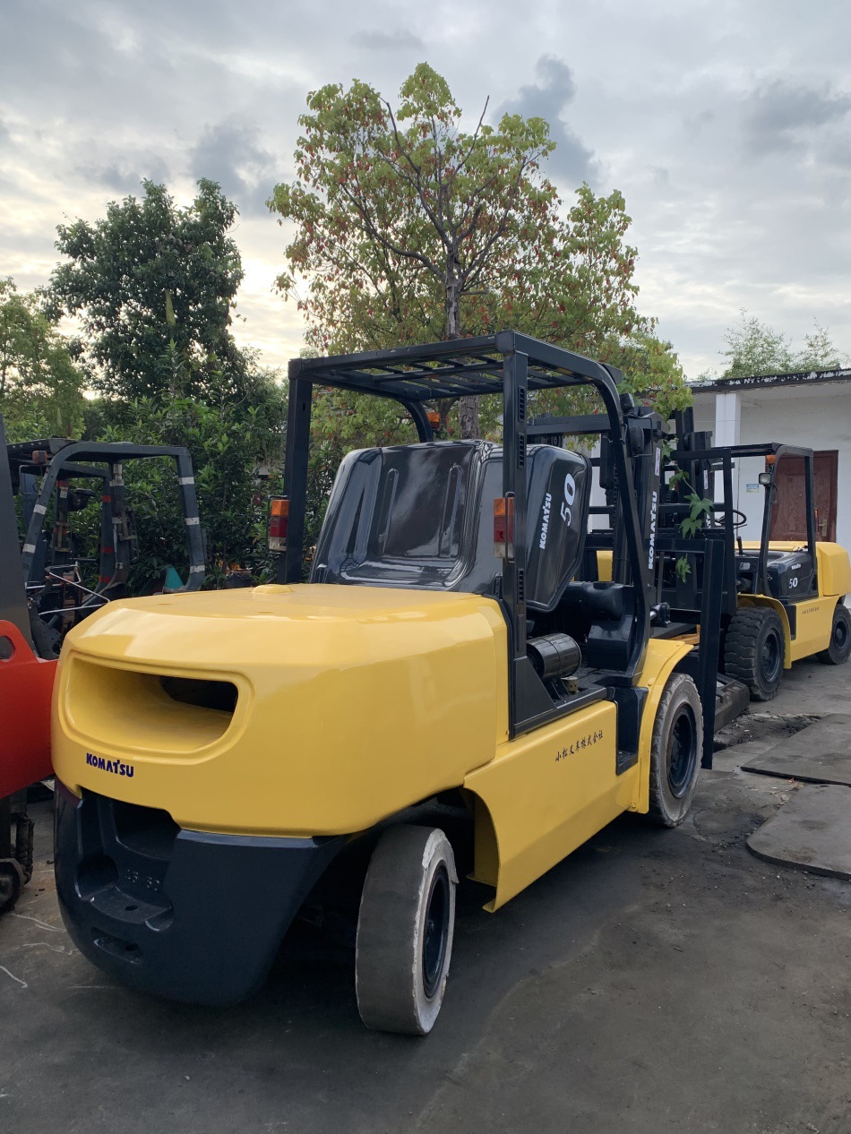二手日本小松5吨叉车,komatsu fd50 forklift