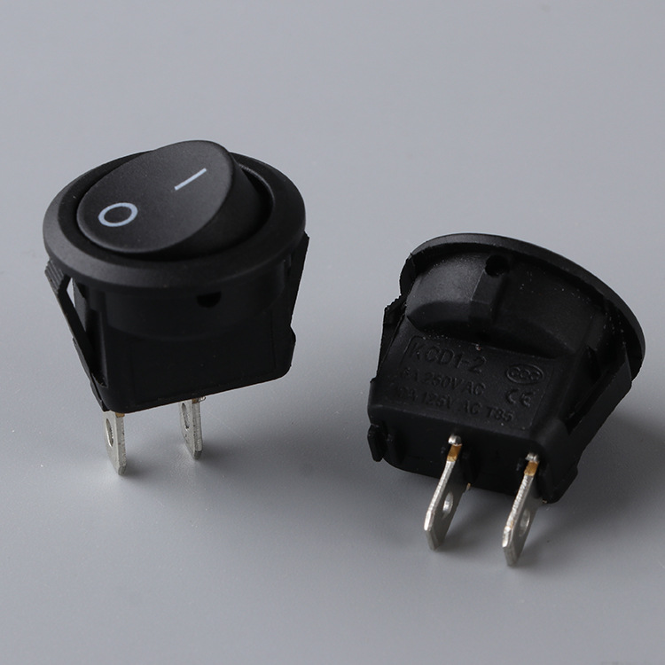 圆形翘板船型开关三脚椭圆形饮水机音响翘板开关厂家供应