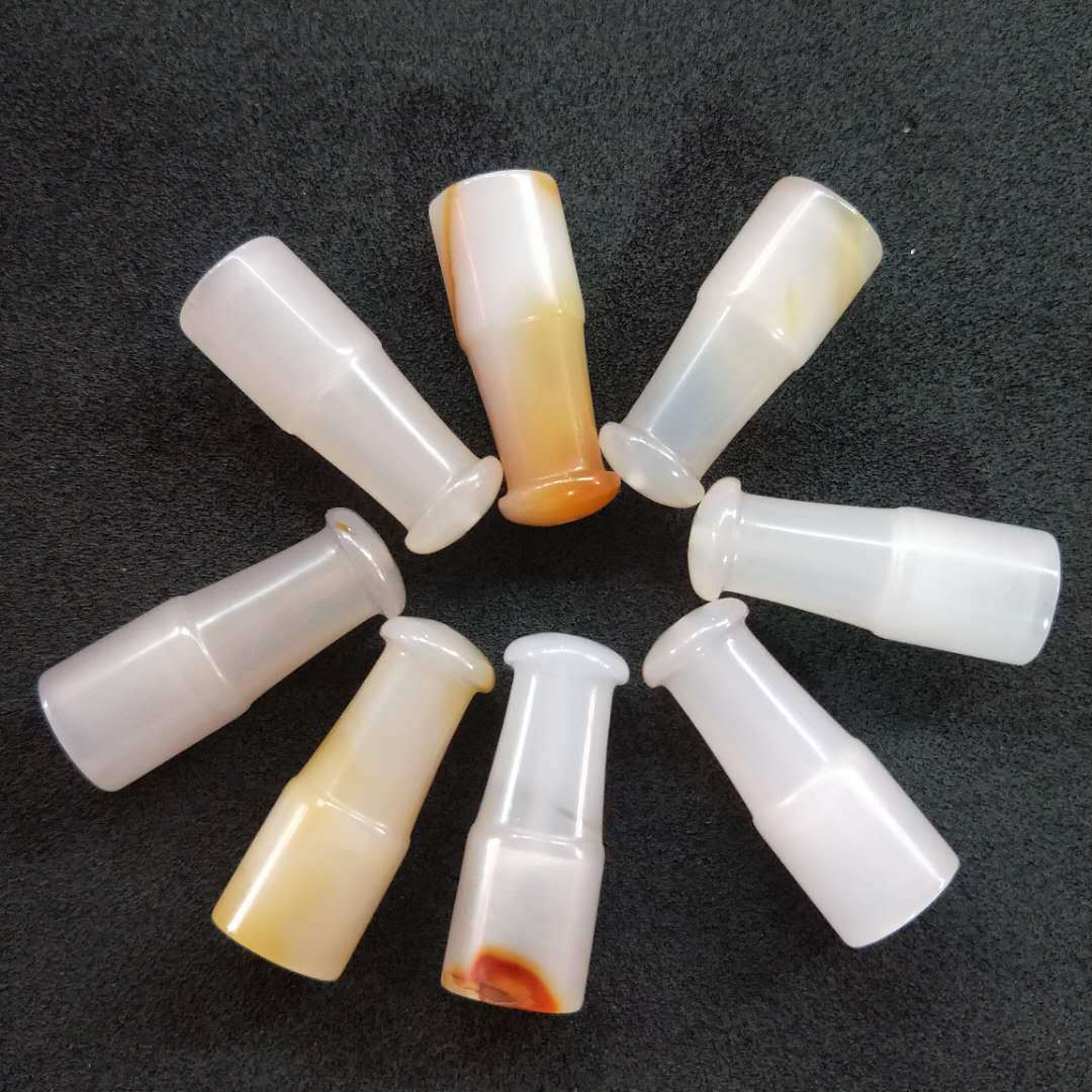 厂家批发玛瑙小号烟嘴旱烟袋烟杆烟锅专用配件工艺品