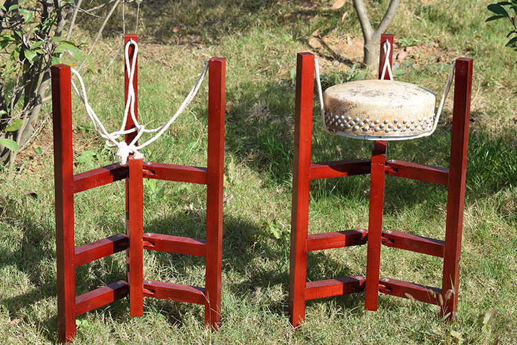 实木红色京板鼓架子416 418 420 424木质京班鼓架扎子司鼓暴鼓架