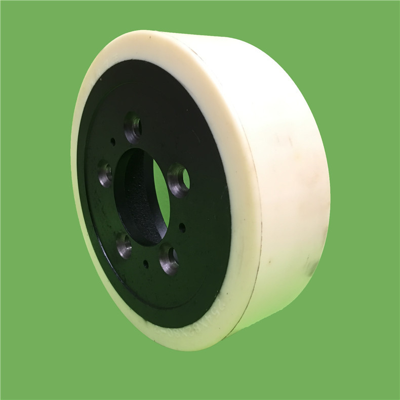 254*82*80诺力驱动轮电动车批发 承载轮叉车配件 搬运车包胶轮子