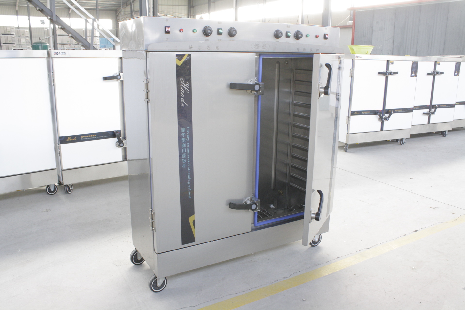 商用大型30盘蒸柜48盘天然气蒸饭柜36盘煤气蒸饭箱60盘电蒸馒头机