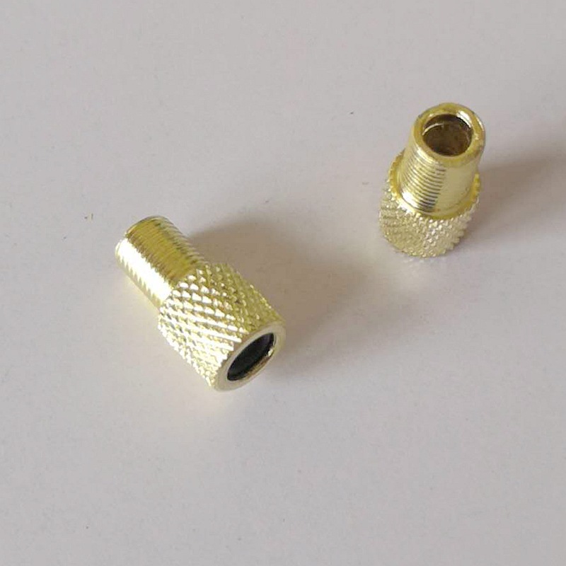 山地自行车气门嘴转接头死飞单车法嘴转换器打气筒法嘴转美嘴配件