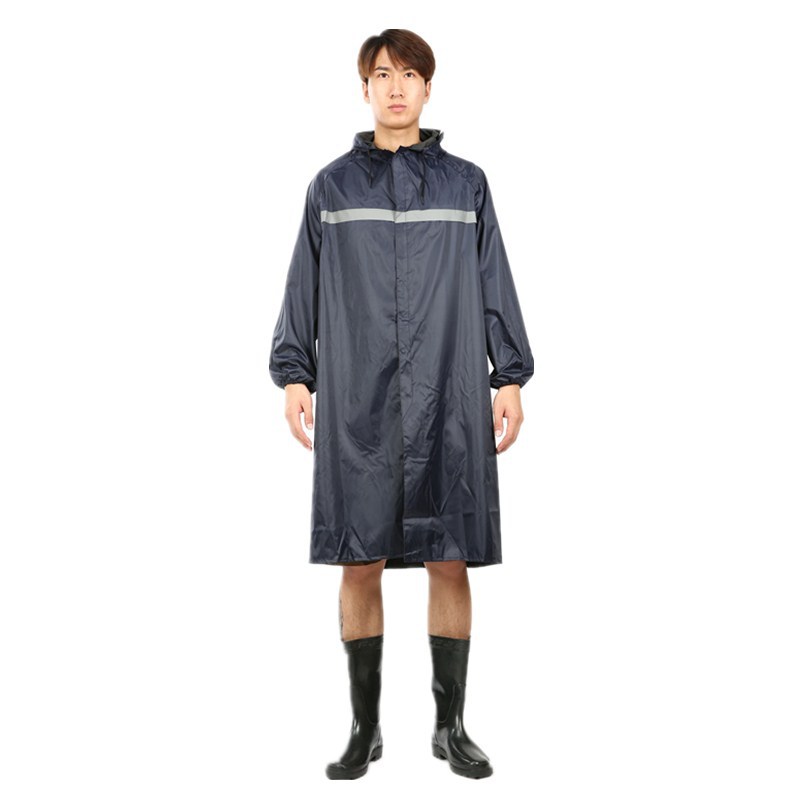 桑茂源户外长款成人连体雨衣牛津布长久防水保安抗洪劳保雨衣雨披