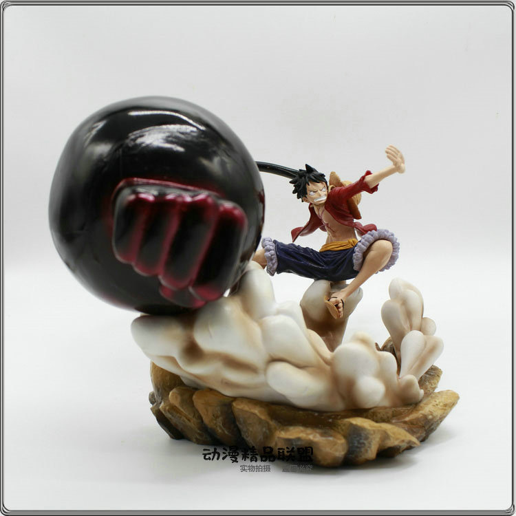 海贼/航海王 顶上战争 gk三档路飞 武装色 象枪 动漫手办模型摆件