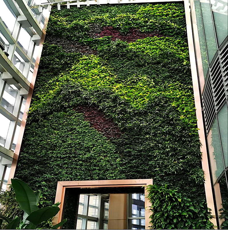 定制仿真植物墙背景墙仿真绿植墙仿真塑料草坪墙市政绿化道路围挡