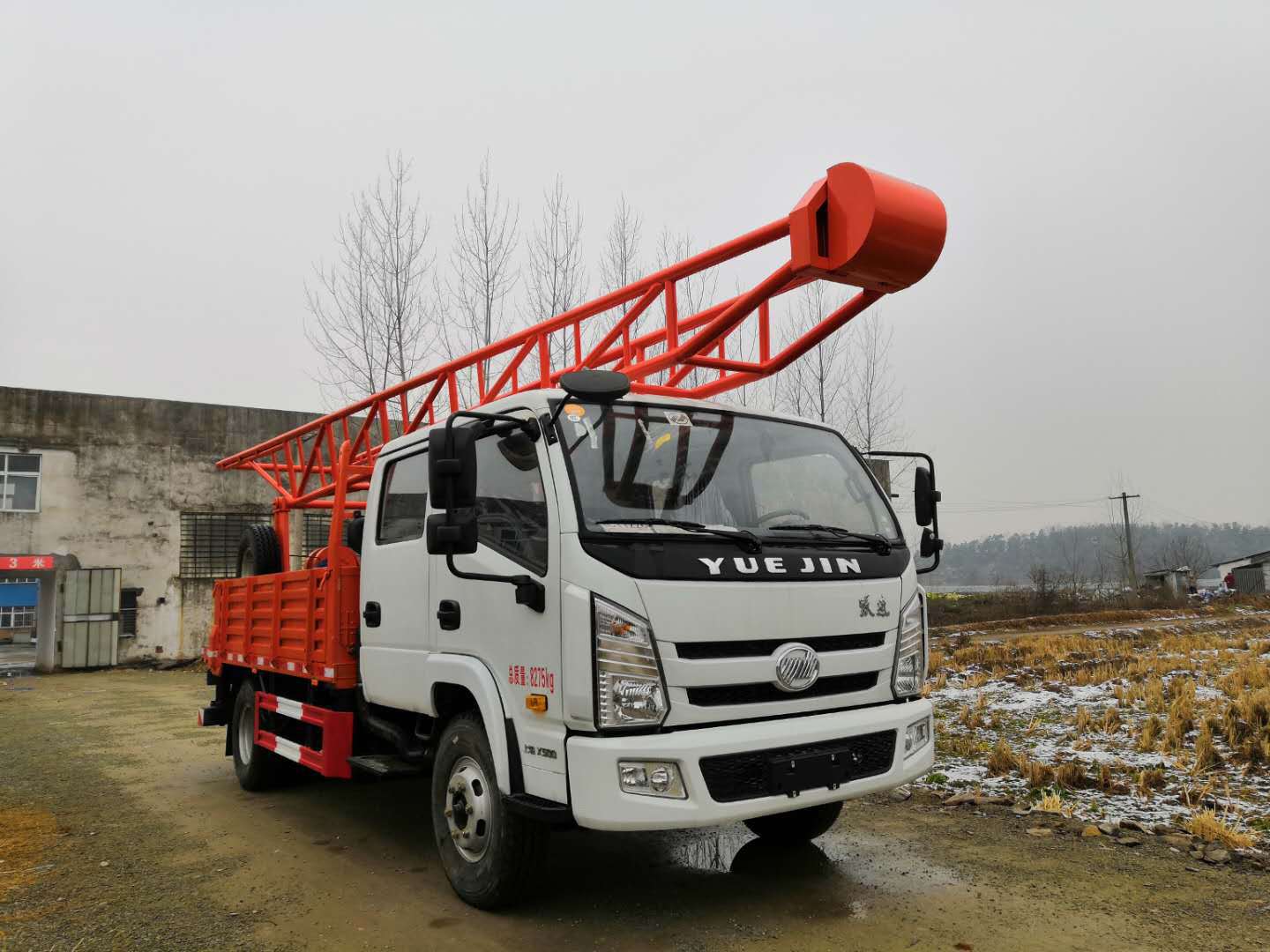 工程地质勘察汽车钻机生产厂家地址上汽跃进双排座工勘钻机车载式