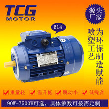 TCG台创振动小的刹车电动机 250W 三相交流铝壳马达 电机