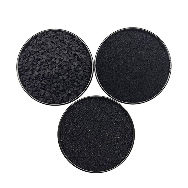 黑色橡胶颗粒1-2mm 3-5mm 橡胶粉20目 40目 运动场所填充橡胶颗粒