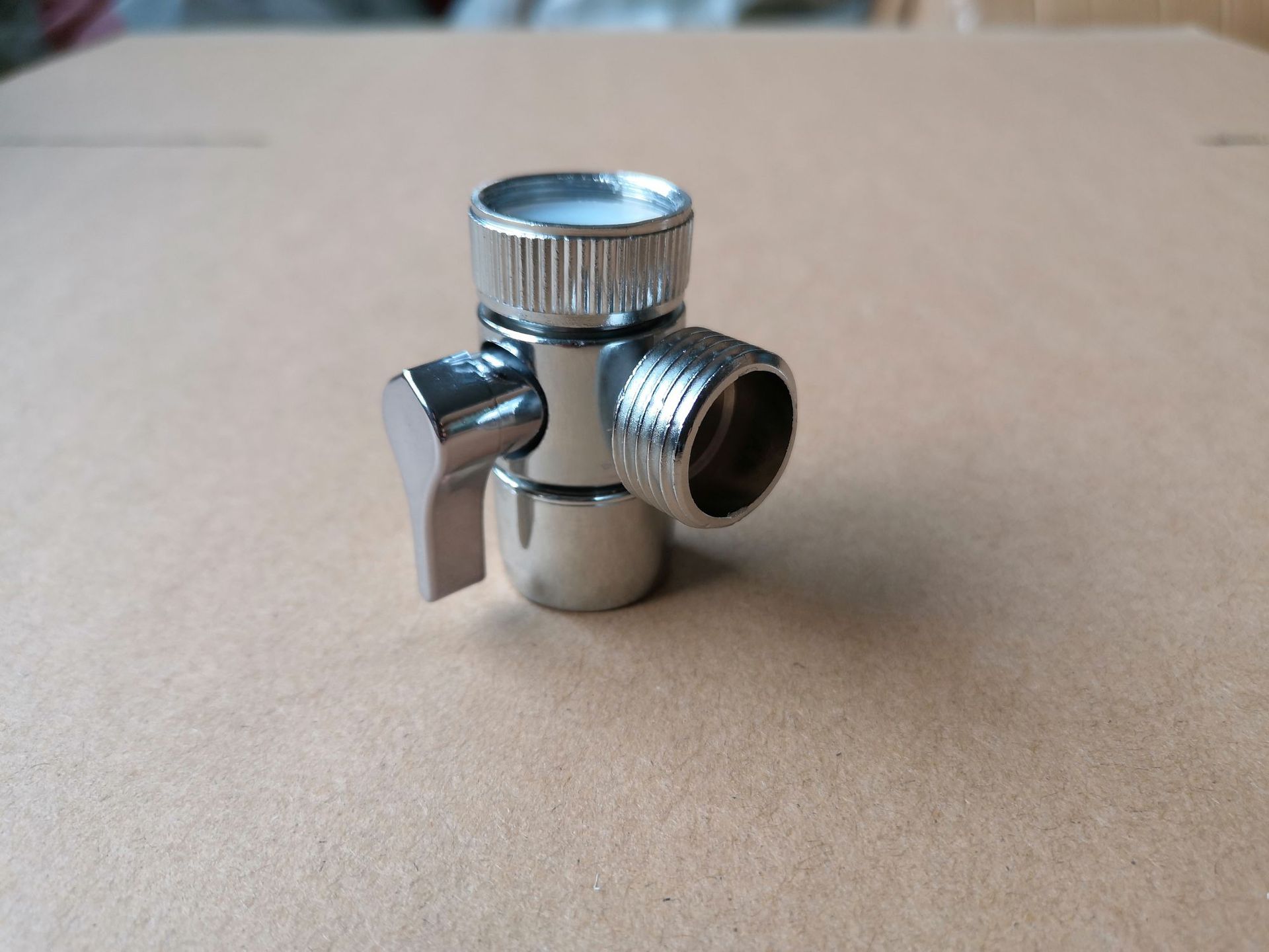 现货水龙头外接洗头花洒分水器三通4分快开水嘴分水阀厂家发货