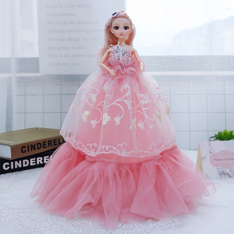 创意刺绣超大款芭比娃娃婚纱公主洋娃娃女孩礼物地推学校招生礼品