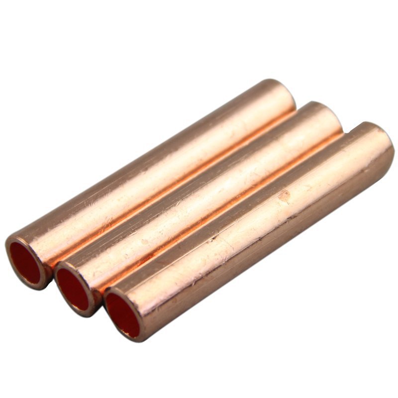 铜套管铜连接管电线电缆中间对接头接线端子铜管鼻套管