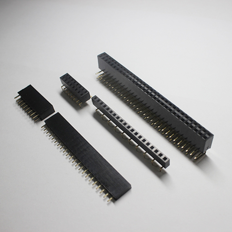 54排针排母 排母2.54蜈蚣脚5.08 排针2.54双排smt 排针2.54插板