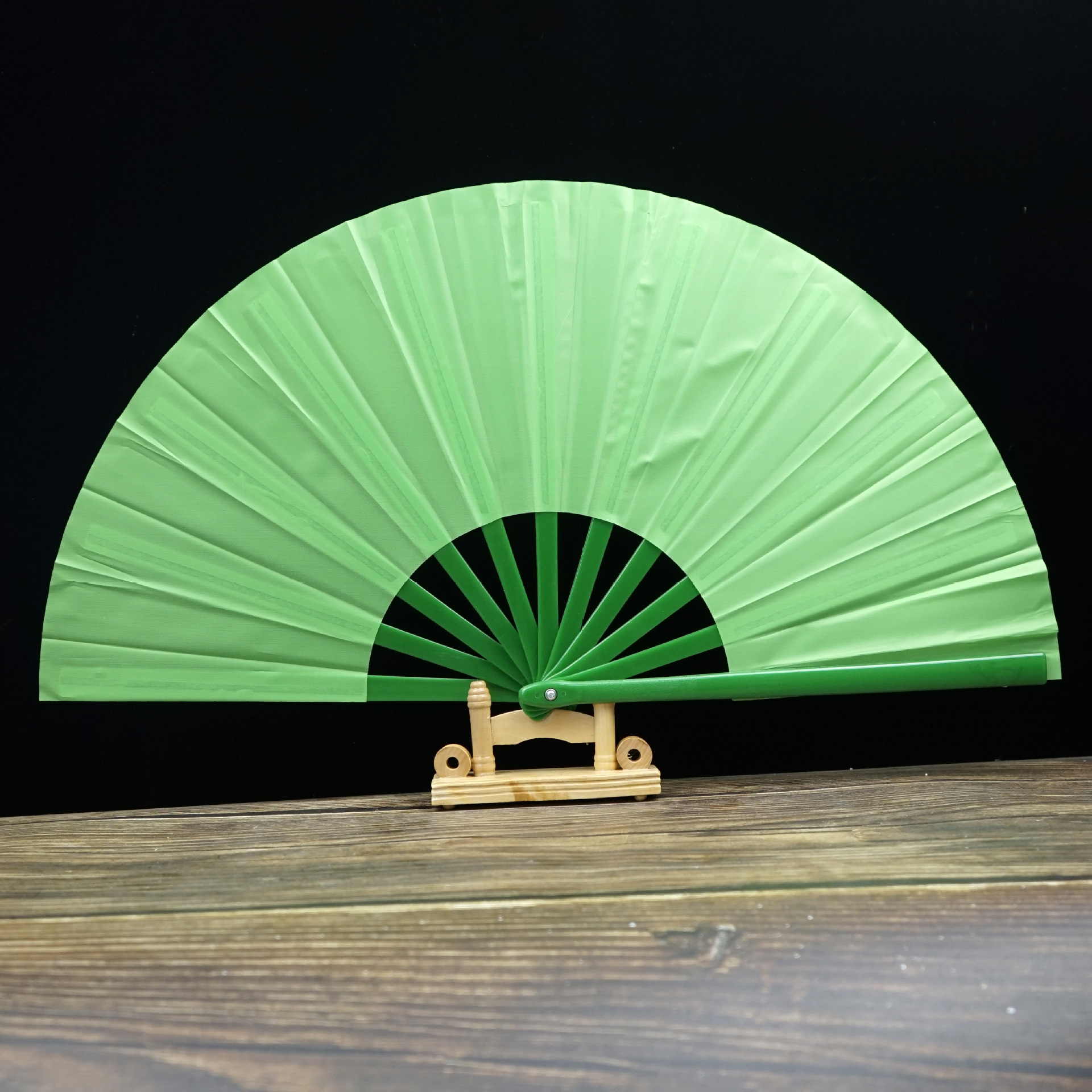 太极扇功夫扇竹骨儿童舞蹈木兰折扇成人红色中国武术扇