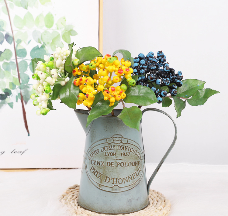 雪艳厂家供应情人果 泡沫果插花小情人果 装饰果仿真果仿真花