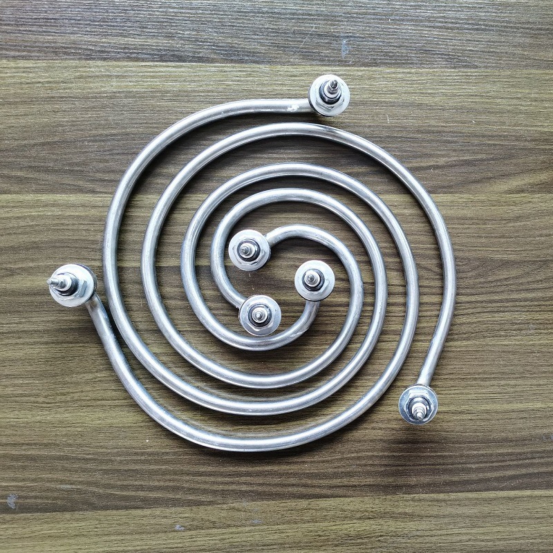 优质供应电饼铛加热管面锅电加热不锈钢盘圆电热管