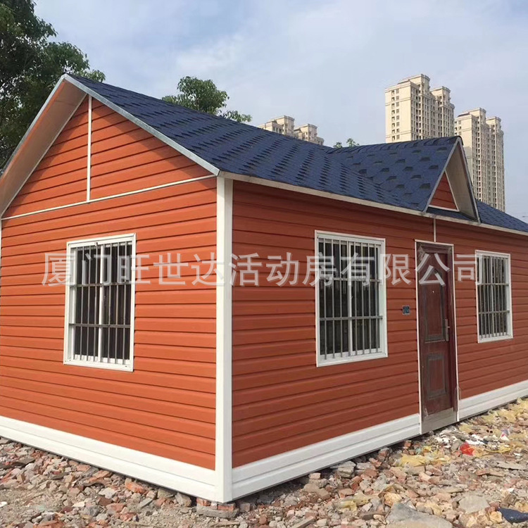 轻钢别墅房屋 装配式房屋 集成彩钢房 农村轻钢结构模块化房屋