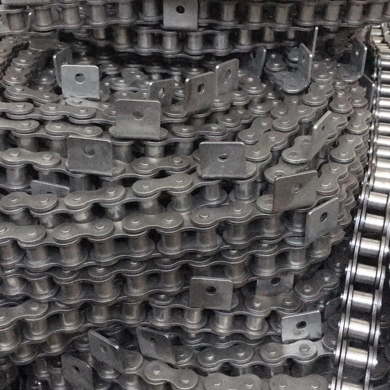 厂家直供工业链条定做长节距非标链条不锈钢重型弯板传动输送链条