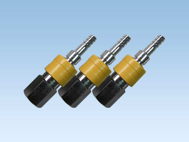 沪威牌 空气快速接头 g1/2-8mm 插嘴插管碳钢铜铜镀铬不锈钢材质