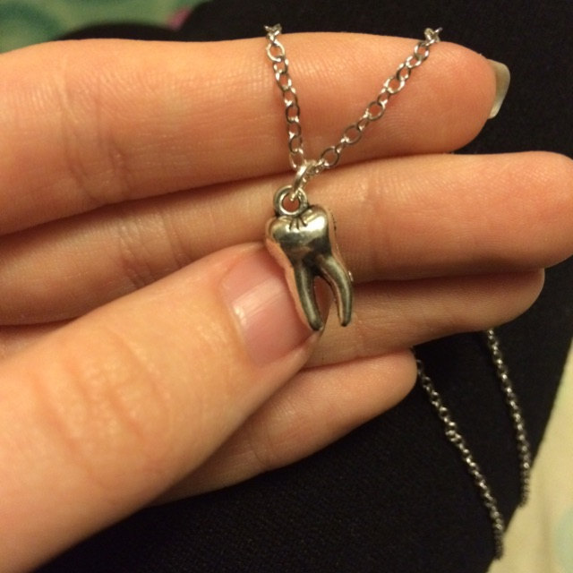 牙齿 项链 爱护牙齿 牙医 牙科 牙医助理 医学院毕业礼物 欧美