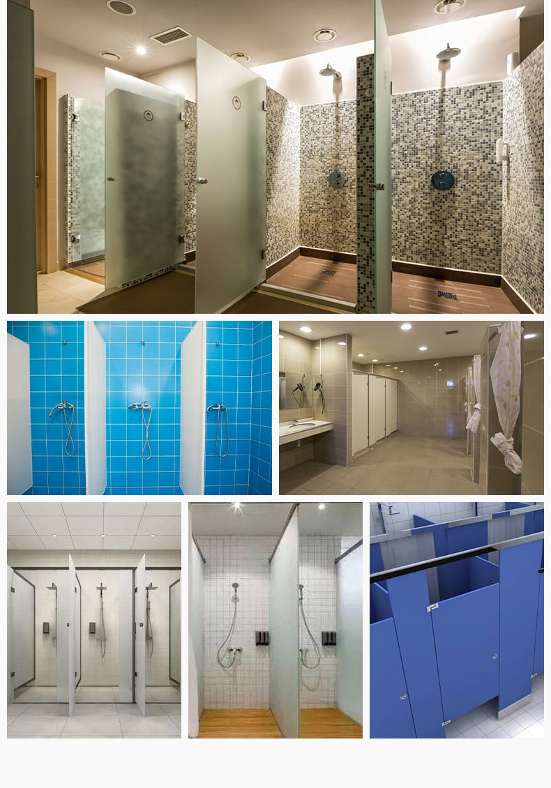 公共换衣间冲凉房浴室隔断 pvc防水防潮淋浴房试衣间抗倍特挡板