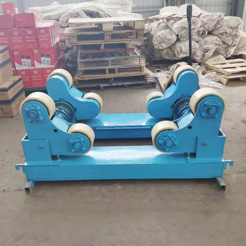 双驱动焊接滚轮架 聚氨酯胶轮自调滚轮架 定制托轮架