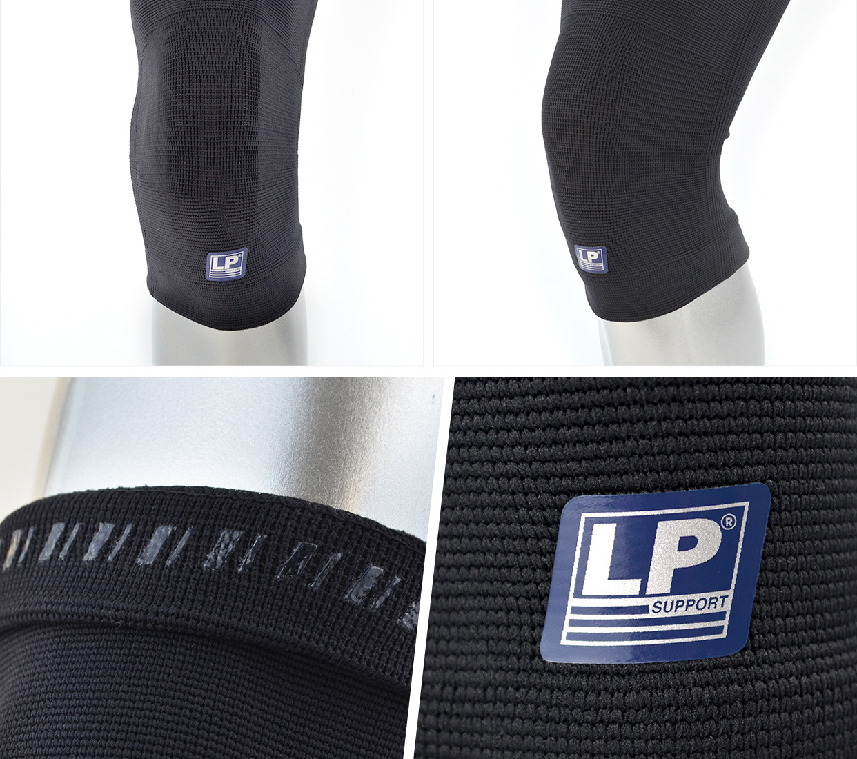 美国lp护膝运动lp647km透气跑步羽毛球跳操登山篮球男女护具护膝