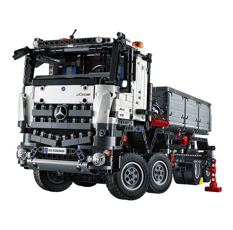 wp90005科技机械绝组装奔驰重型卡车模型积木玩具20005
