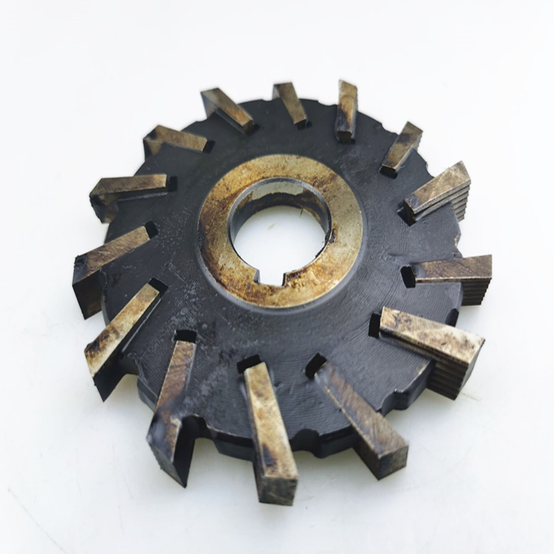 镶齿三面刃铣刀高速钢镶齿错齿三面刃75-100-125-150-200-225-250