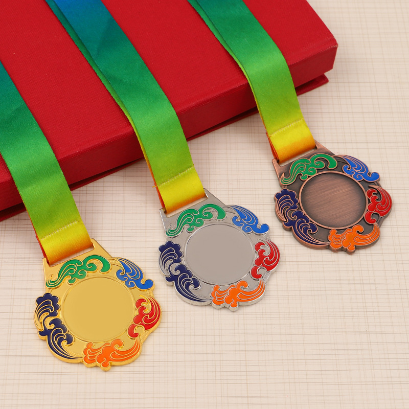 新款通用儿童奖牌定制学校活动奖章幼儿园金属儿童奖励牌学习鼓励