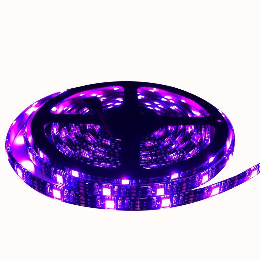 ledusb电视背景七彩灯带5v5050rgb灯条24键44键红外摇控led灯带tv