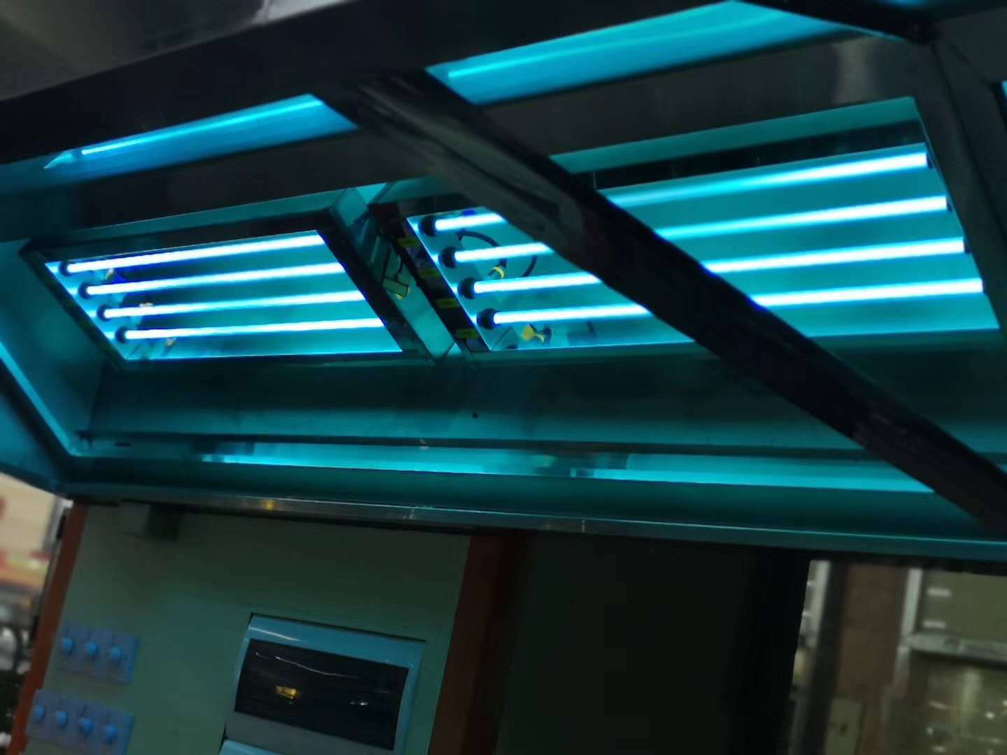 双端双针紫外线消毒灯 79wuv光解灯厨房设备油烟净化废气处理杀菌