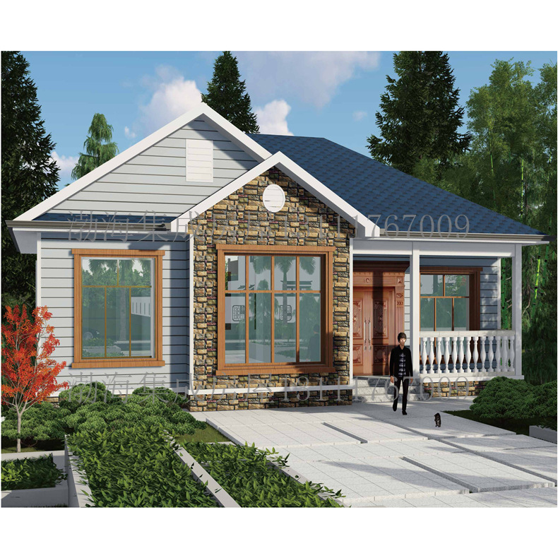 简易组装房 农村别墅钢架房结实隔热保暖 职工宿舍轻钢别墅房屋