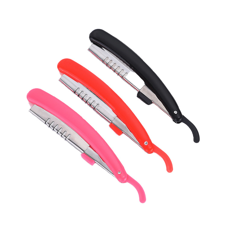 Haircut Shaving Eyebrow Trimming Marvelous Haircut Gadget Household Shaving Eye-Brow Knife Hairdressing Barber Scraper Razor Knife Holder