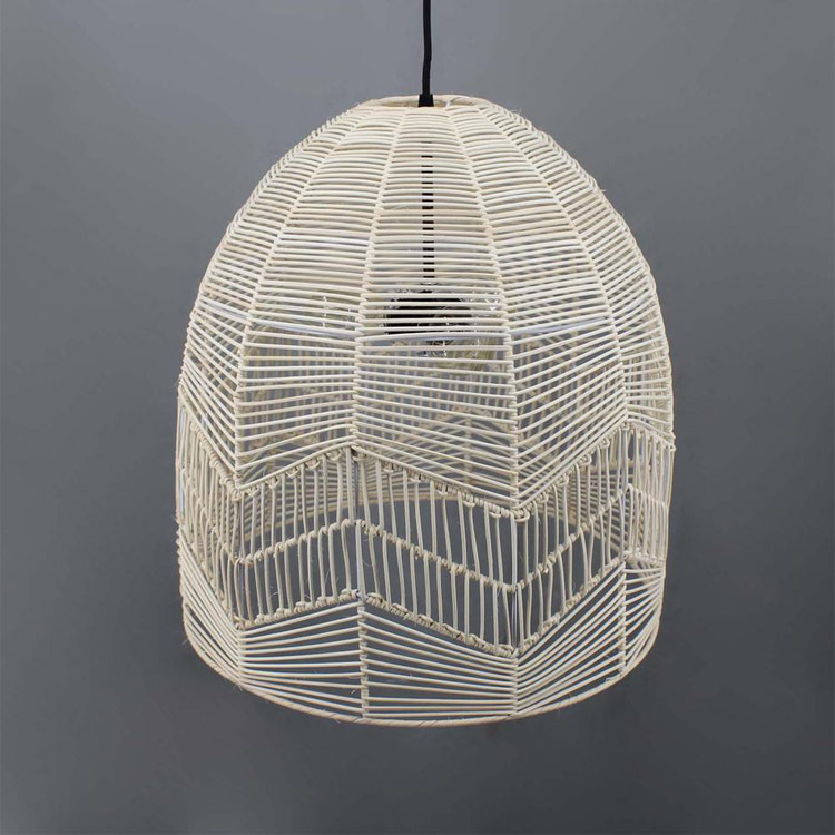 新式简约藤编灯罩竹编灯罩欧式卧室吊灯灯罩咖啡厅茶楼灯饰灯罩