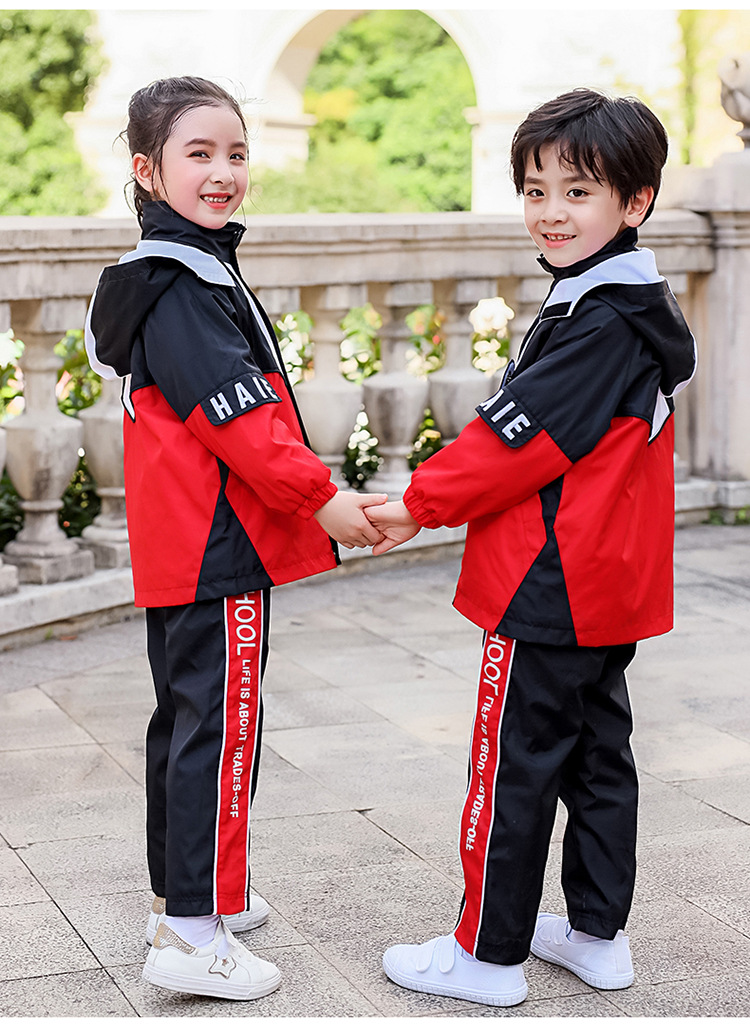 小学生冬季校服定制2020新款儿童加厚冲锋衣三件套棉衣幼儿园园服