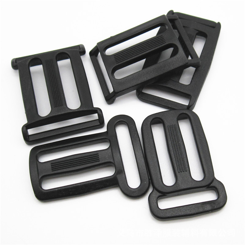 5cm双边日字扣 单边日字扣三档调节扣 箱包扣具pom三档