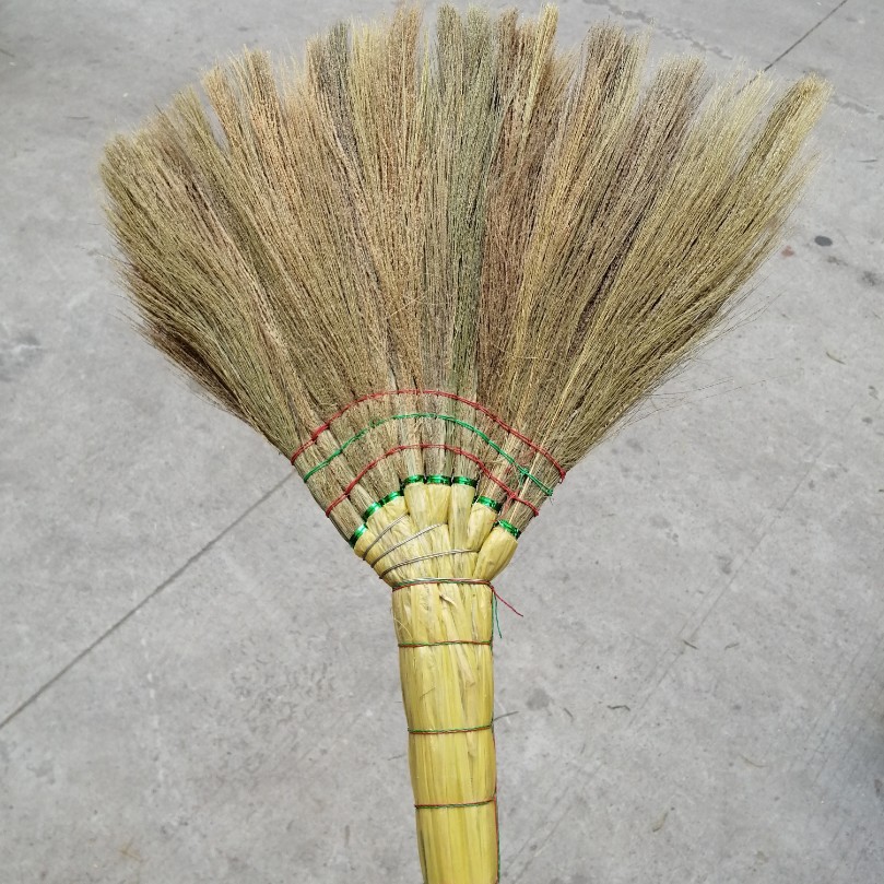 芒草扫把家务清洁用具软毛扫把10元家居日用百货地摊赶集环卫扫帚