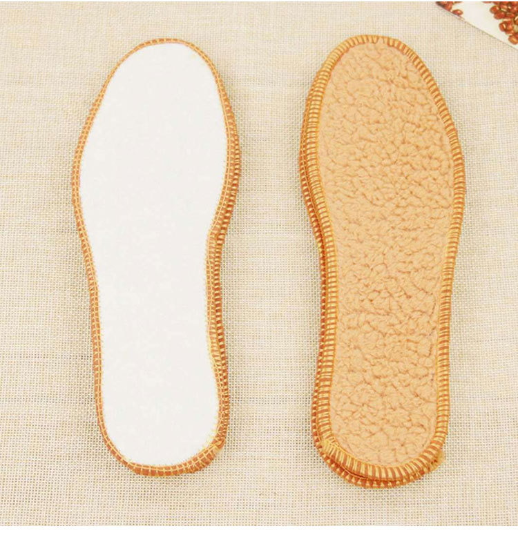 羊驼绒加厚加绒棉鞋垫女防臭透气吸汗软鞋垫男运动鞋垫子厂家直销