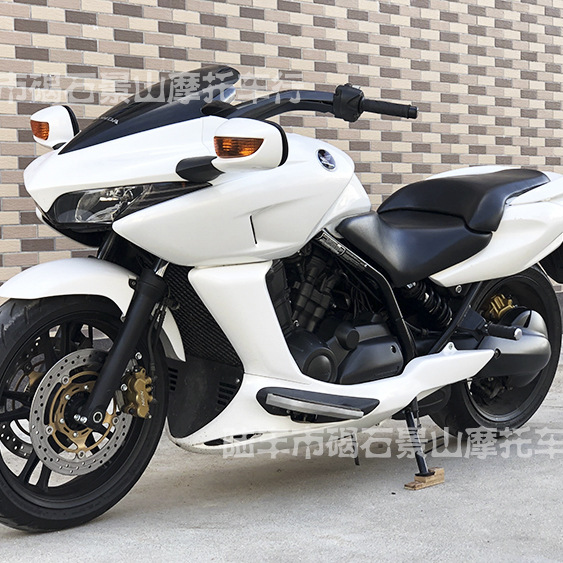 09款大鲨鱼dn-01大排量摩托车abs700c水冷整车