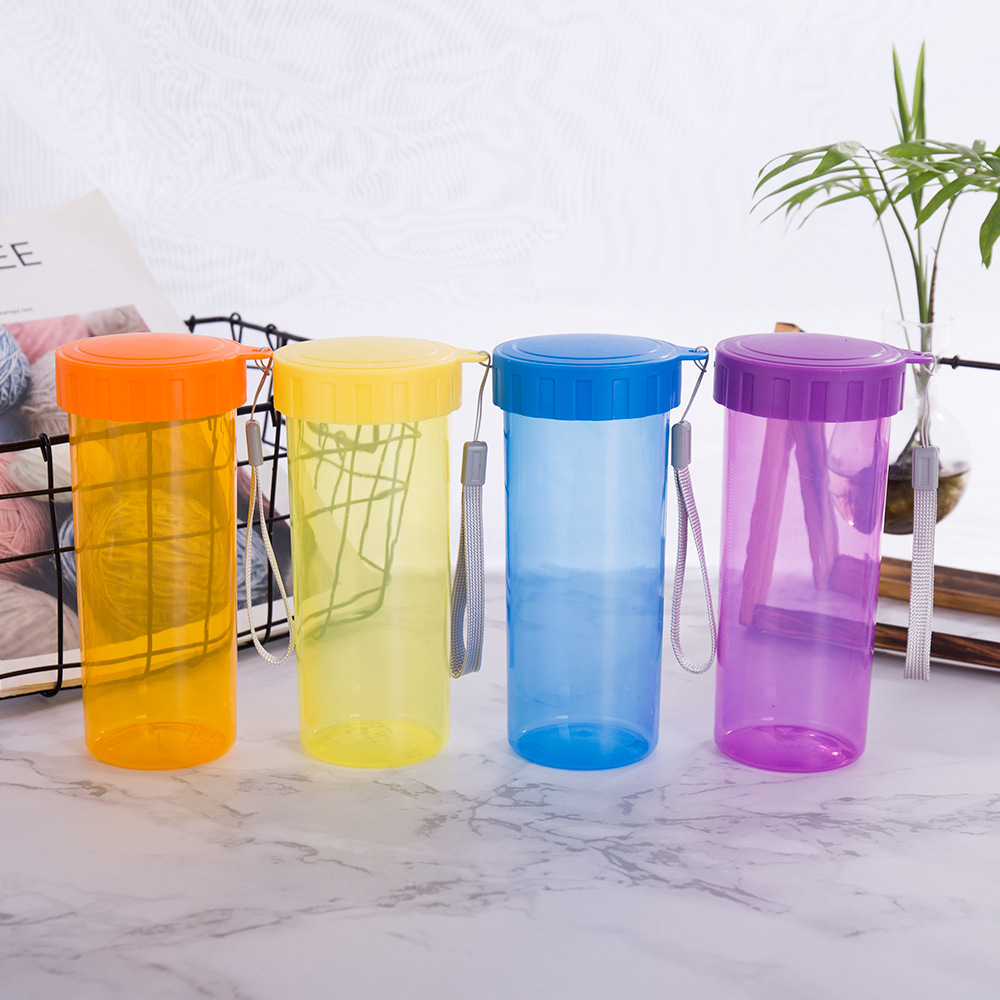 小星星塑料水杯便携学生创意透明磨砂塑料杯夏季运动儿童喝水杯子￥2