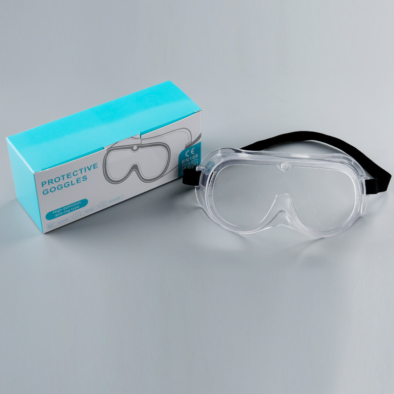 医用级护目镜防飞沫防护眼罩防新冠病毒防雾隔离防护眼镜跨境现货
