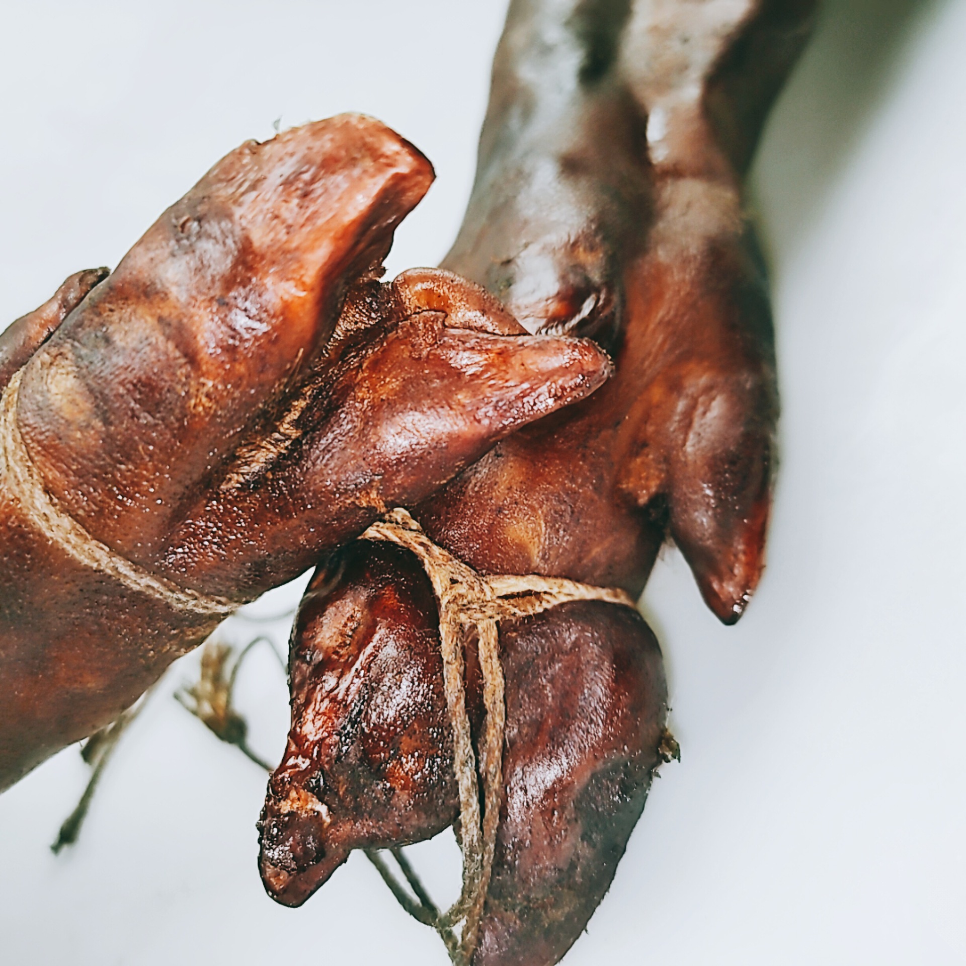 湘腊全湖南特产烟熏腊猪脚 烟熏猪脚腊猪蹄腊猪手烟熏猪蹄