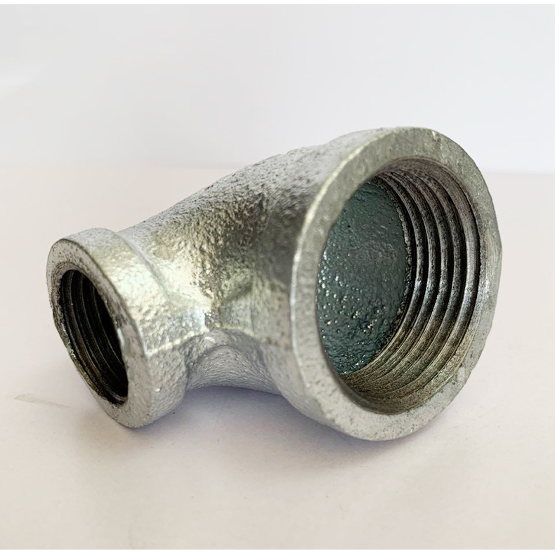 批发玛钢变径弯头厂家批发热镀锌变径玛钢弯头消防工程配件弯头