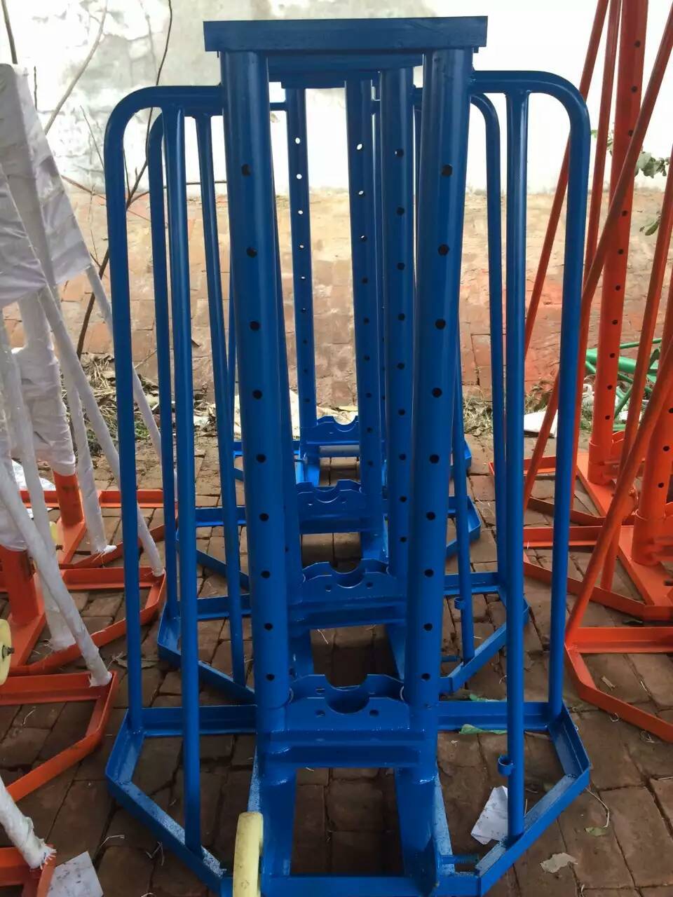 厂家直销热销加强加厚槽钢放线盘圆电卧式放盘架线缆铁盘钢绞线放