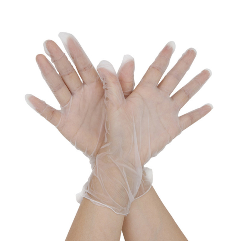 一次性透明pvc手套染发手套日常清洁手套焗油护理手套工具100只装
