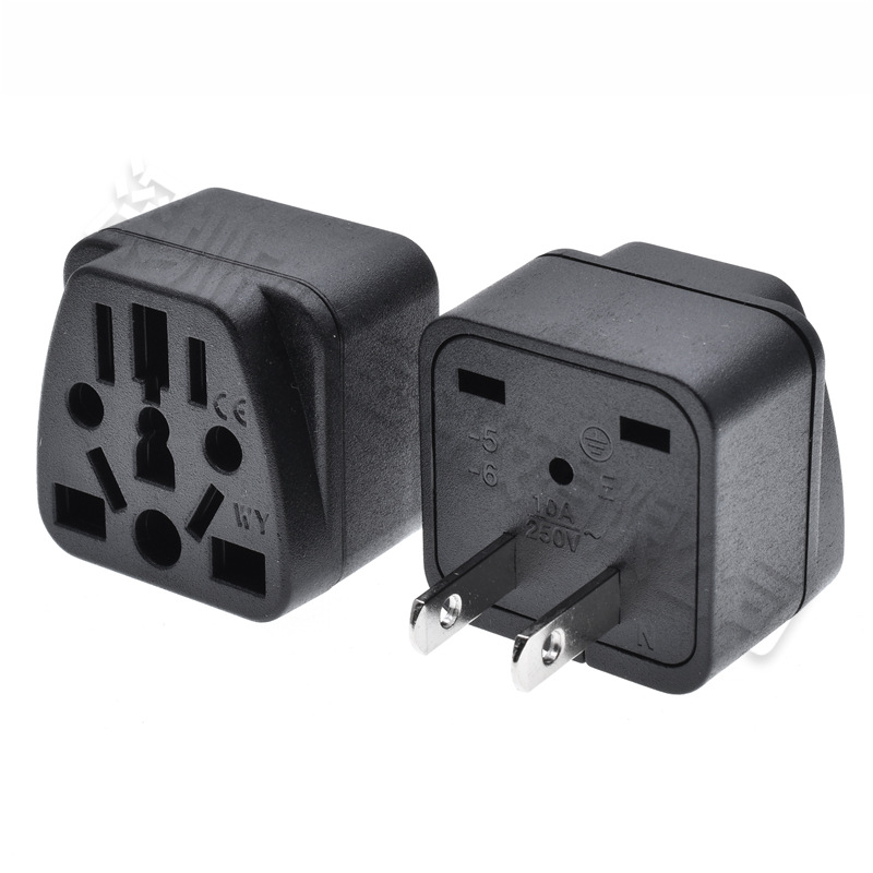 电源转换插头新磨具多功能转美国转换器wy-5/6台湾新加坡泰国插头