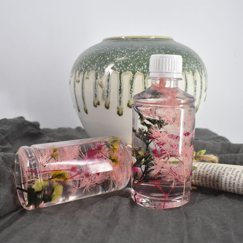 浮游花干花永生花植物标本保鲜油干花矿物油diy干花保存液材料包